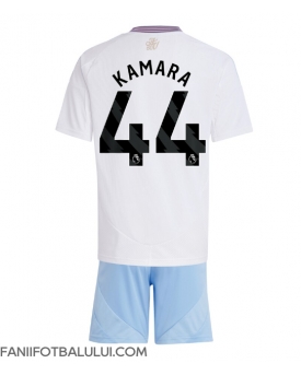 Aston Villa Boubacar Kamara #44 Echipament de Fotbal Replică 2024-25 Copii Deplasare (+ Șorturi)